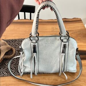 Aimee Kestenberg Light Blue Leather Handbag